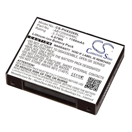 Bsc Preferred Philips CTX526 Xenium X526 Mobile Phone Replacement Battery CS-PHX526SL